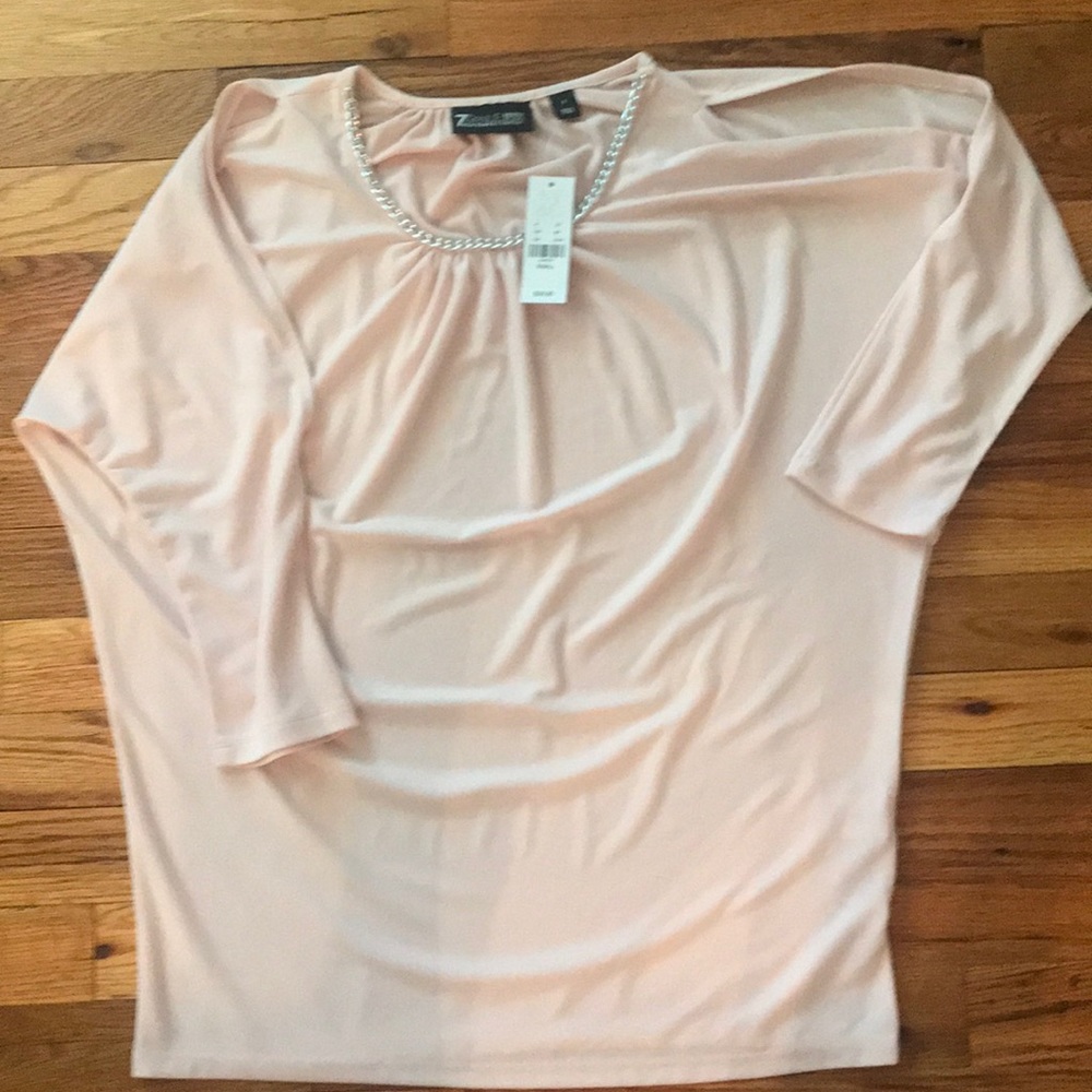 NWT Pink cold shoulder shirt